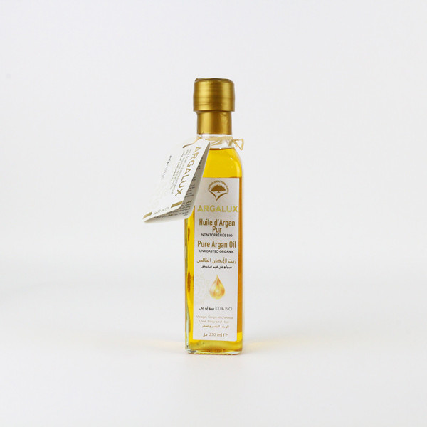 HUILE D’ARGANE PURE NON TORRÉFIÉE 250ML