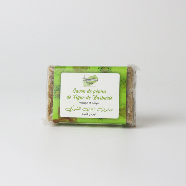 SAVON DE PÉPINS DE FIGUE DE BARBARIE 100G