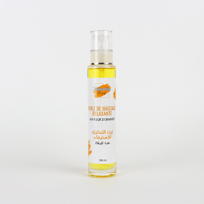 HUILE DE MASSAGE RELAXANTE AUX FLEUR D'ORANGER 100ML