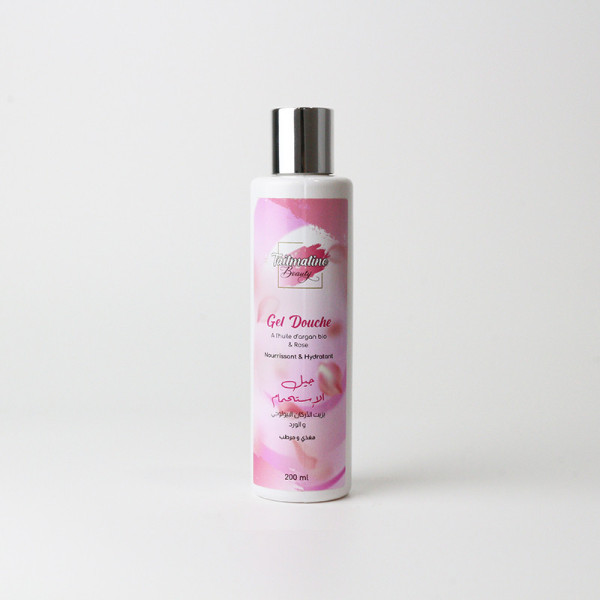 GEL DOUCHE A L'HUILE D'ARGAN ET ROSE 200ML